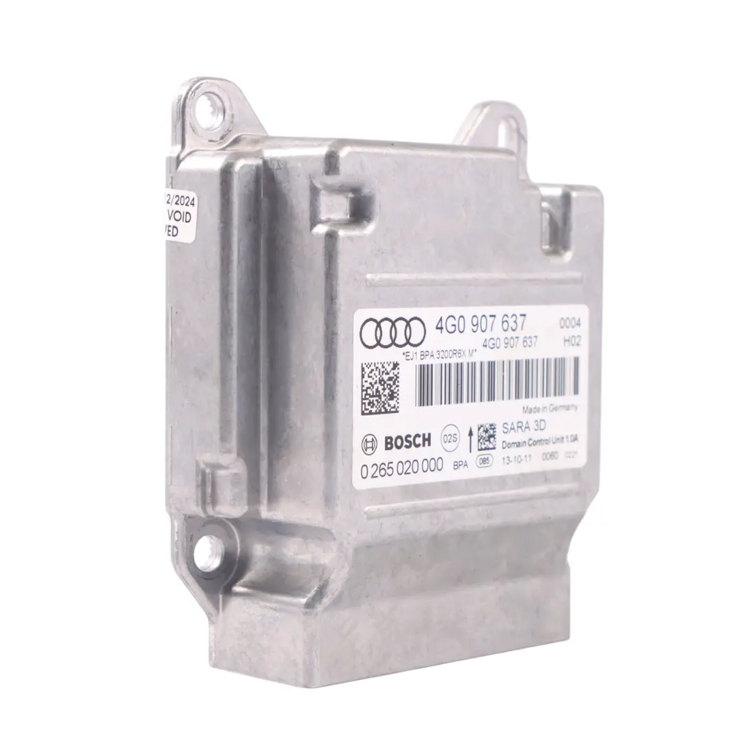 Audi A7 4G8 ESP Yaw Rate Module Control Unit Sensor ECU H - SKU 4G0907637 - Part number 4G0907637